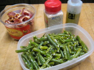 Add some bacon to green beans